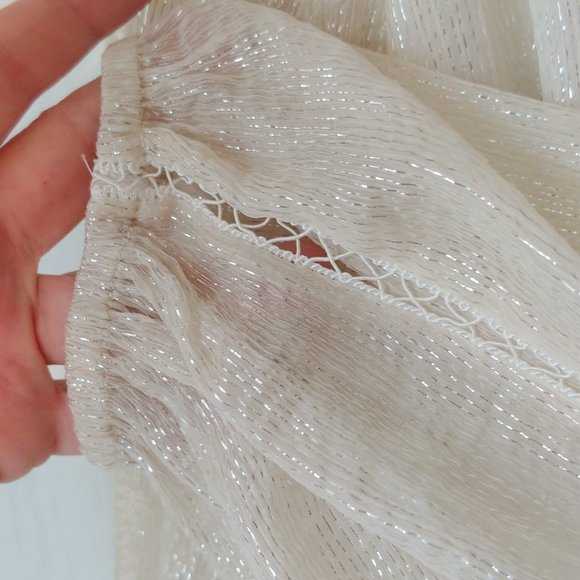 LoveShackFancy Creamy White Silk Romper NWT - Picture 4 of 11